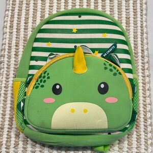 Craft Green and Yellow Dinosaur Backpack